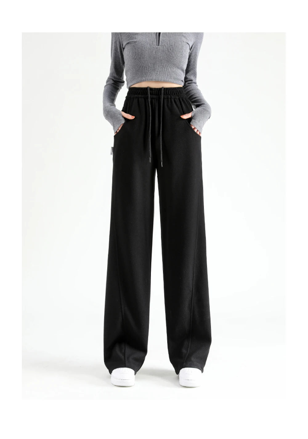 Alaza Wide-Leg Trousers