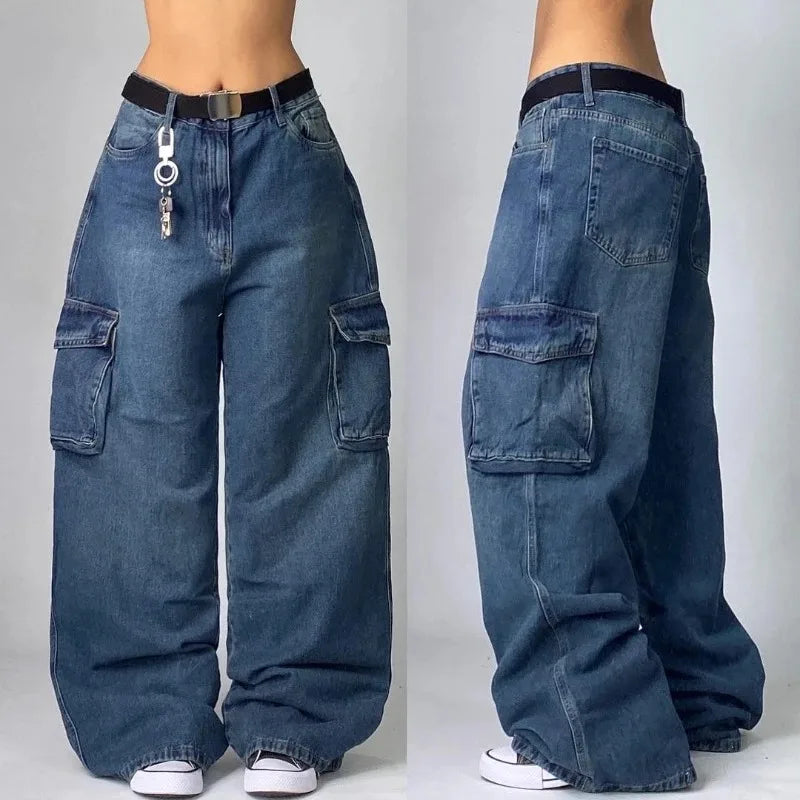 Alaza Wide Legged Baggy Jeans